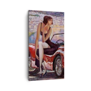 Canvas picture - Summer? Only in Riviera - 45x80 cm