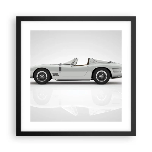 Poster in black frame - Promise of Fun - 40x40 cm