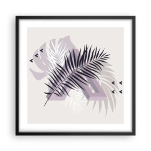 Poster in black frame - Shadow of a Shadow - 50x50 cm