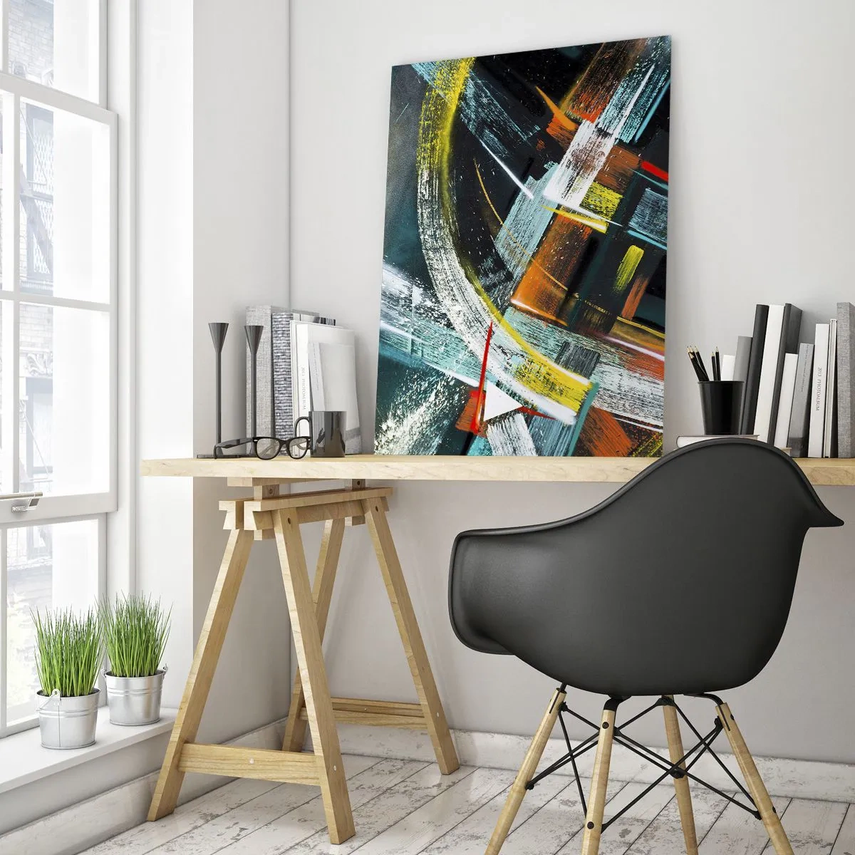 Glass picture - Energy of Movement - 50x70 cm