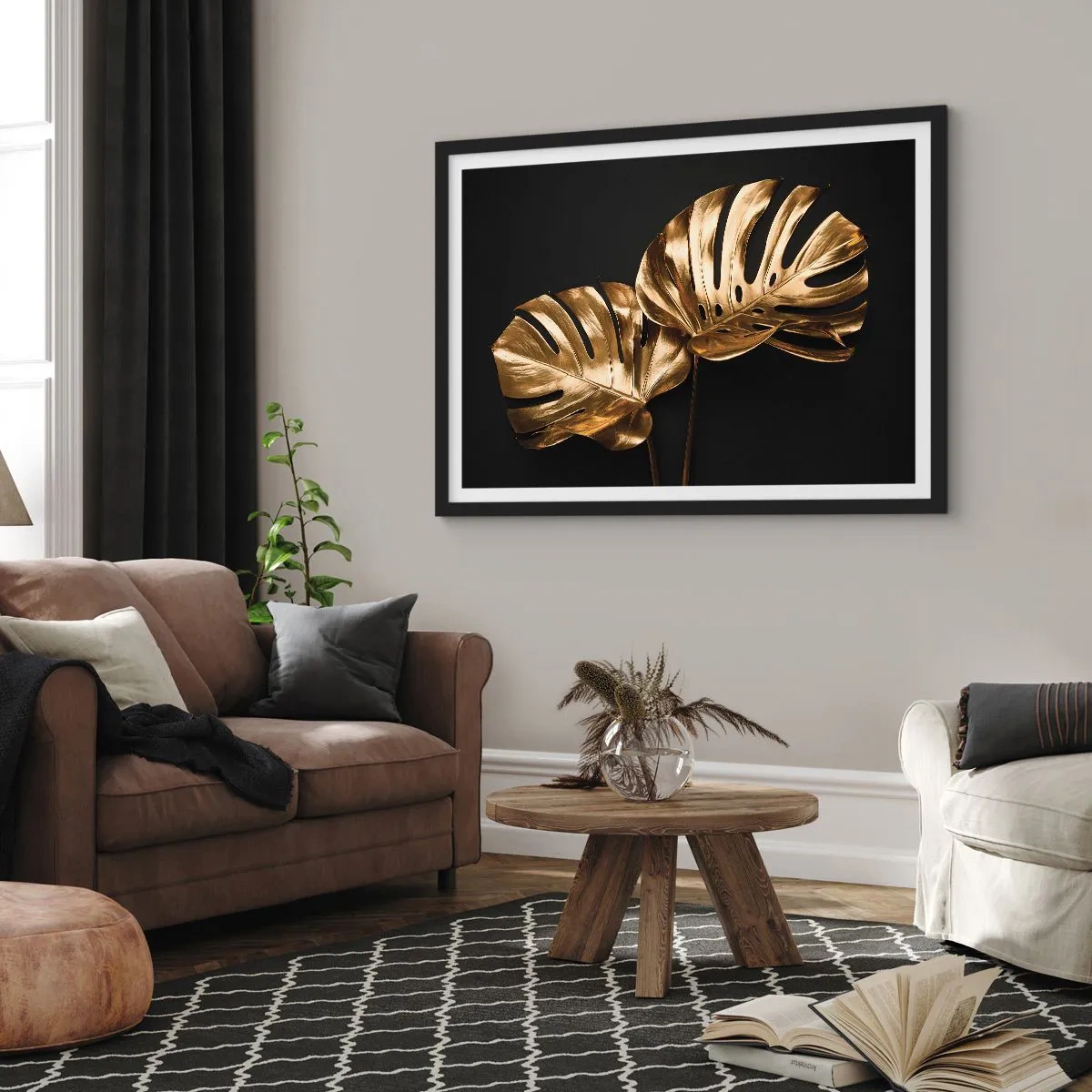Poster in black frame - Tresaures of Nature - 91x61 cm