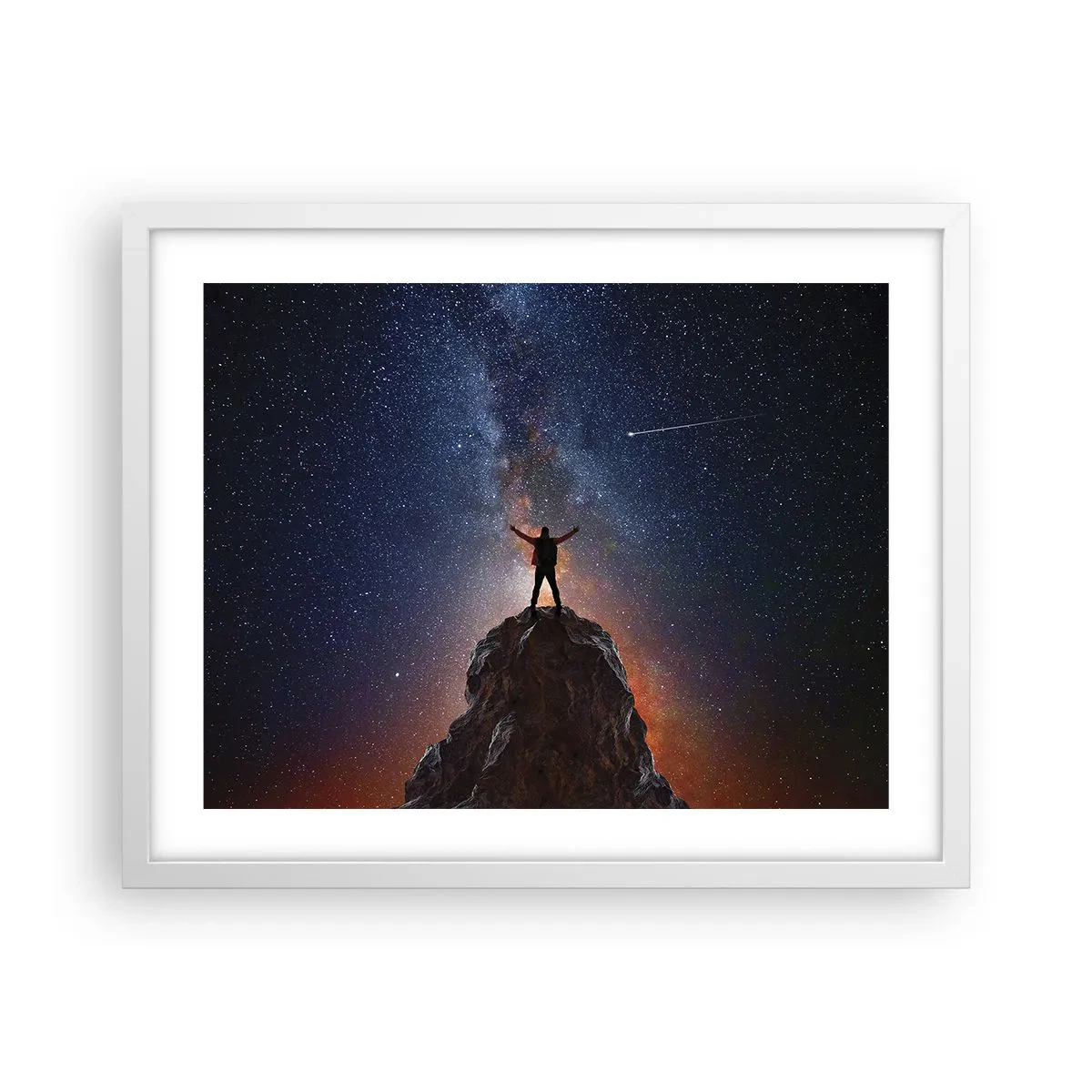 Poster in white frmae - Power Is with Me! - 50x40 cm