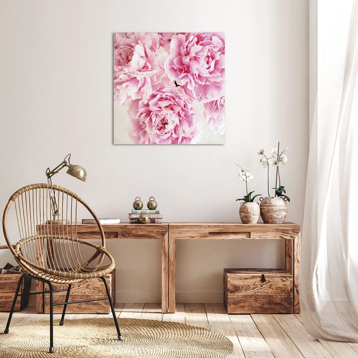 Canvas picture - In Pink Splendour - 60x60 cm