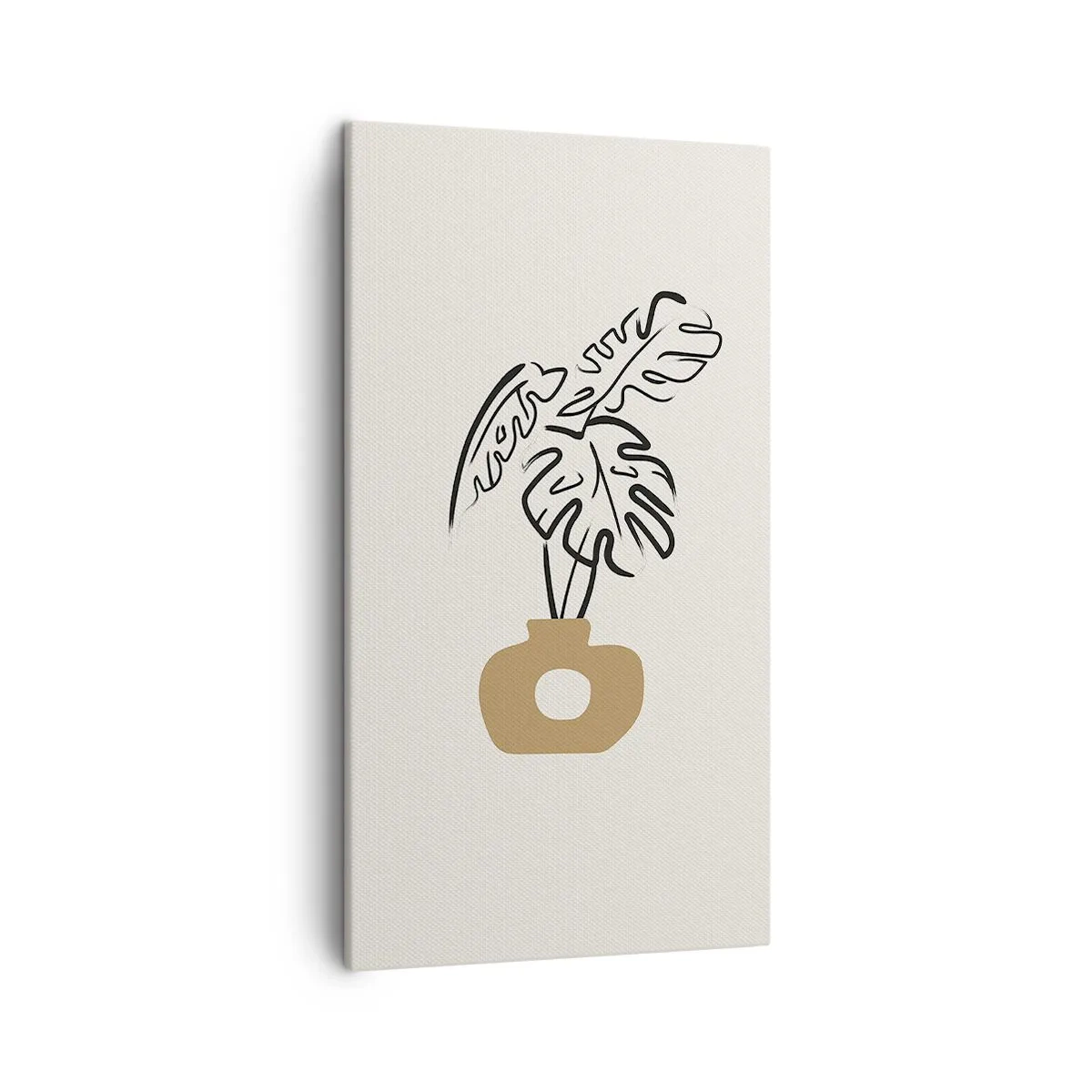 Canvas picture - Monstera - House Decoration - 45x80 cm