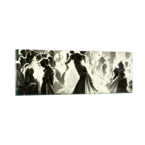 Glass picture - Big Masquerade - 90x30 cm