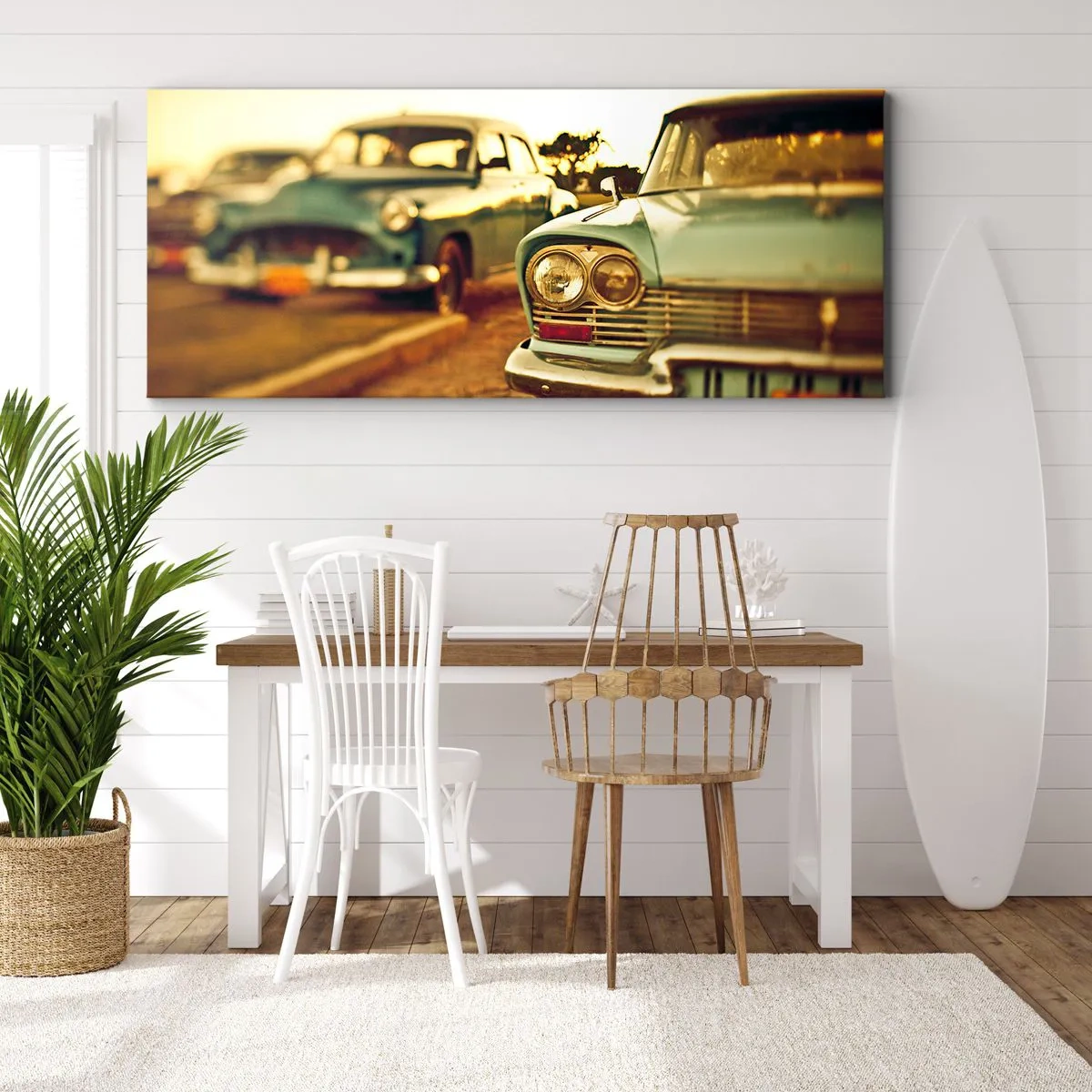 Canvas picture - We Wait and See - 120x50 cm
