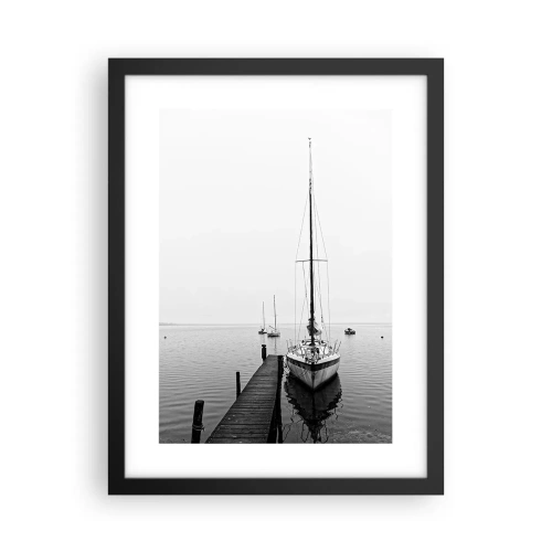 Poster in black frame - Ready to Sail away - 30x40 cm