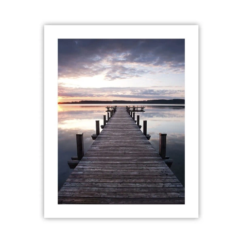 Poster - Quiet Border of Night and Day - 40x50 cm