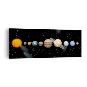 Canvas picture - Planets are Revolving - 140x50 cm
