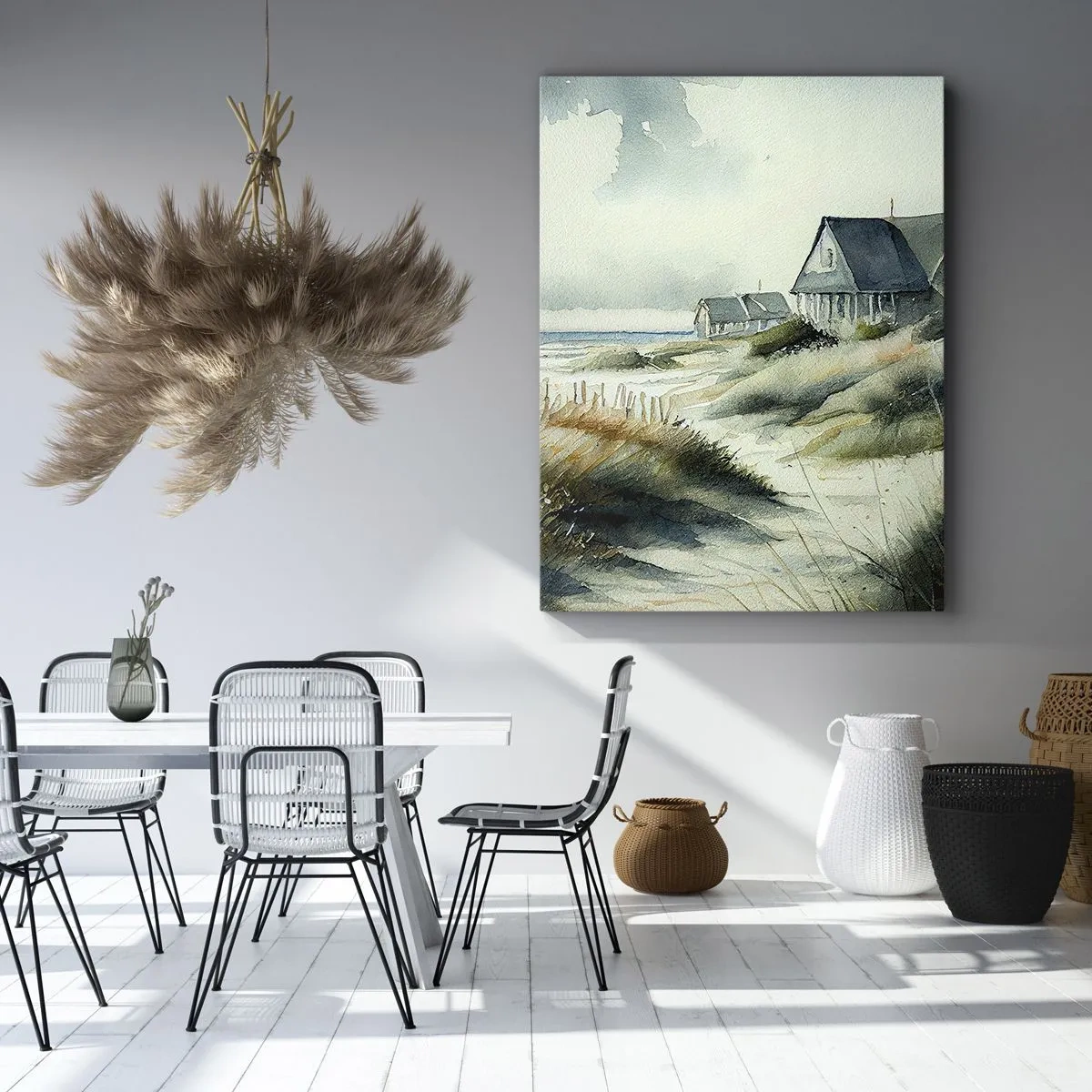 Canvas picture - Away from the Hustle and Bustle - 50x70 cm