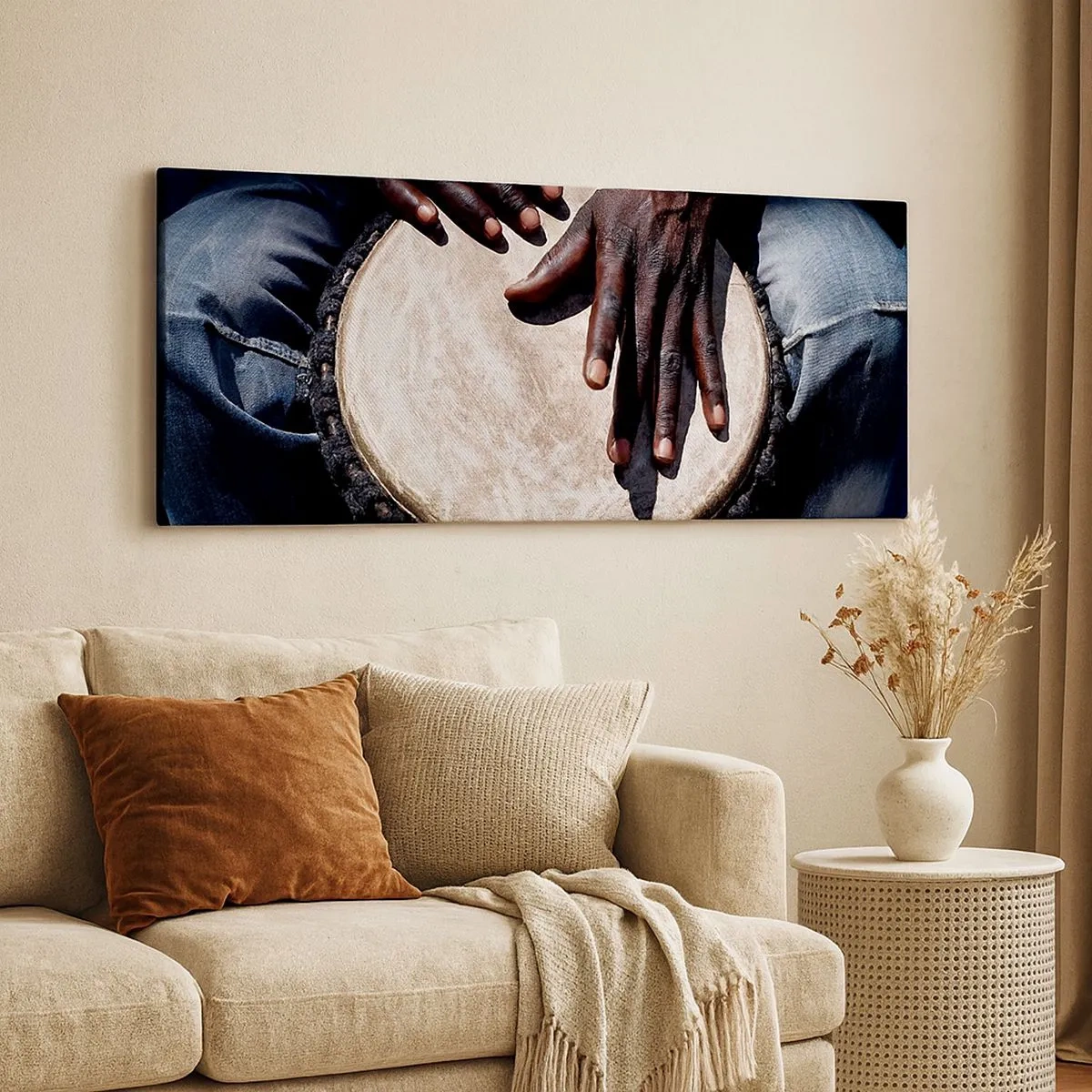 Canvas picture - Live at Your Own Rhythm - 100x40 cm