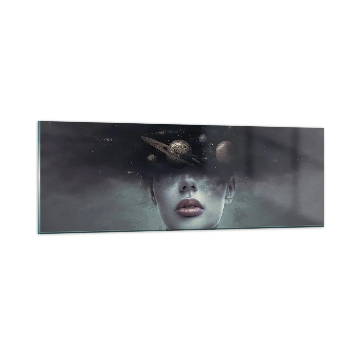 Glass picture - And Planets are Revolving… - 90x30 cm