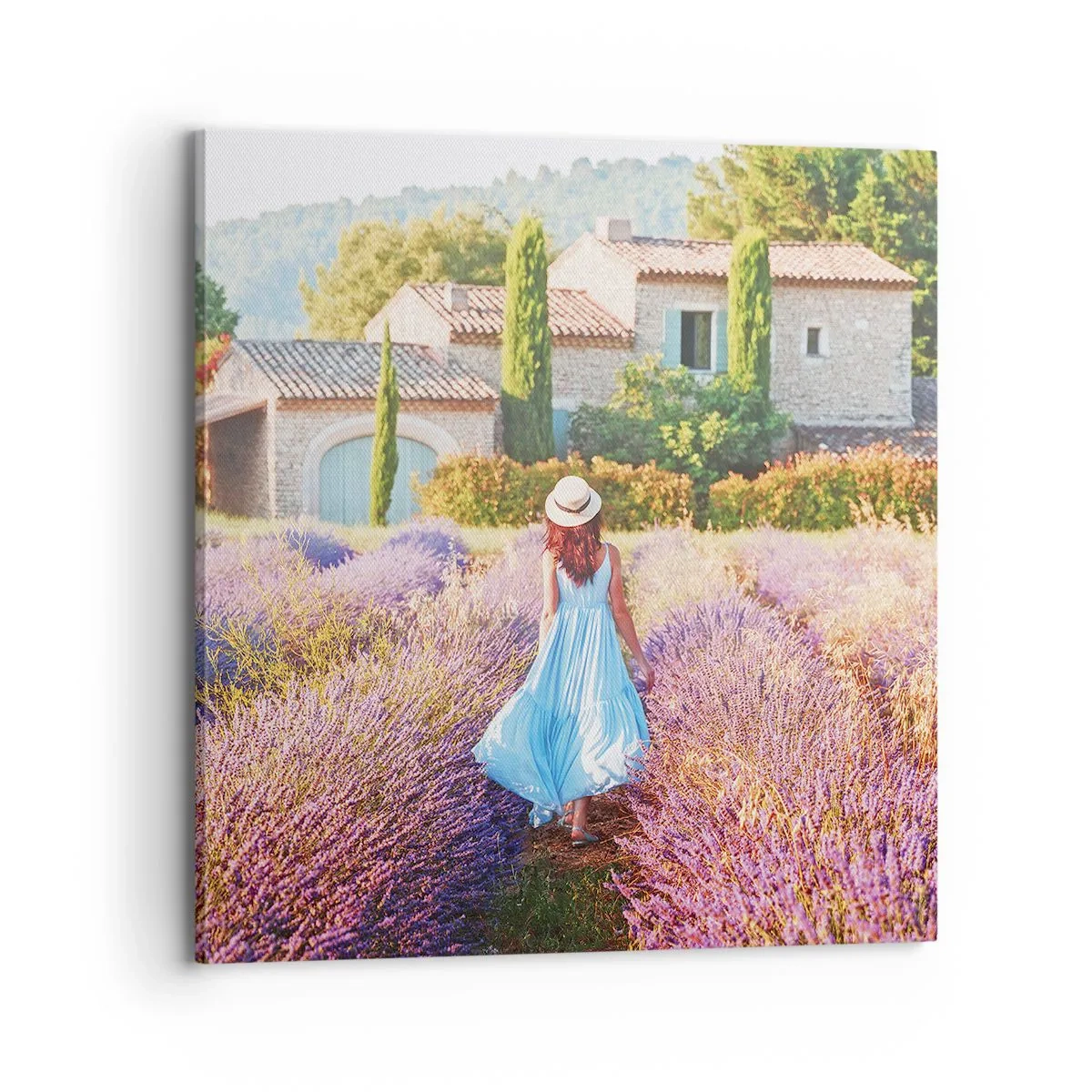 Canvas picture - Lavender Girl - 70x70 cm