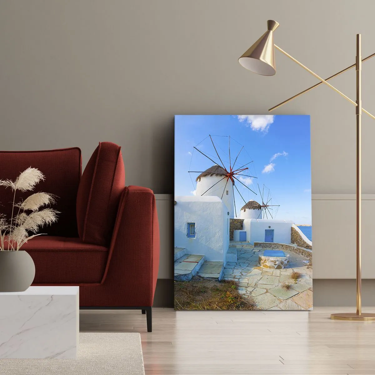 Canvas picture - Blue Wind from the Sea - 50x70 cm