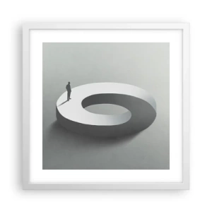 Poster in white frmae - Puzzle It out - 40x40 cm