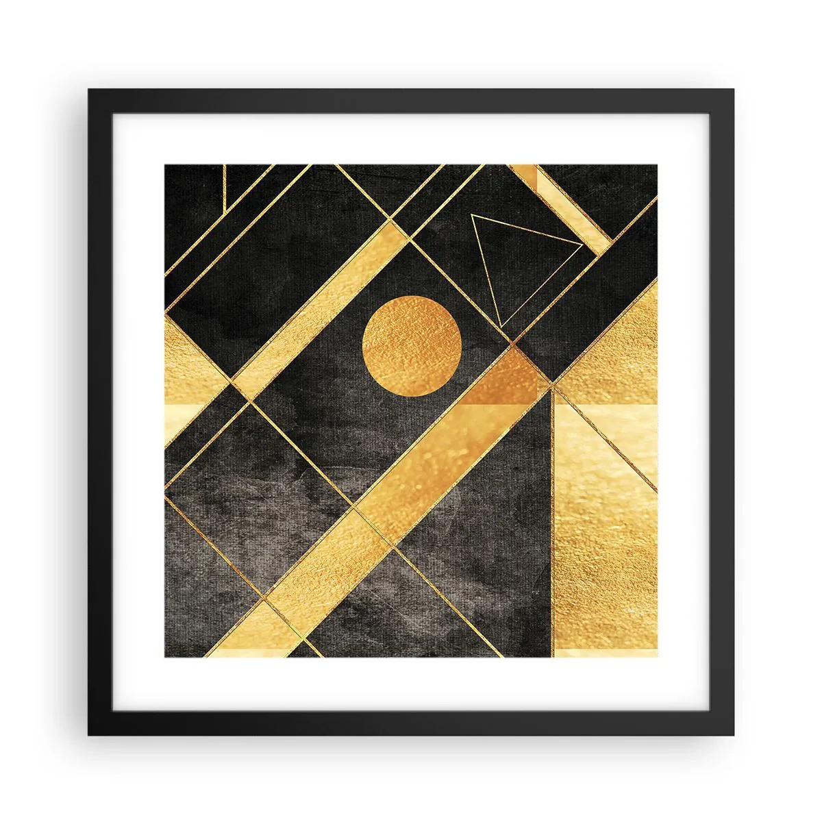 Poster in black frame - Sun of the Desert - 40x40 cm