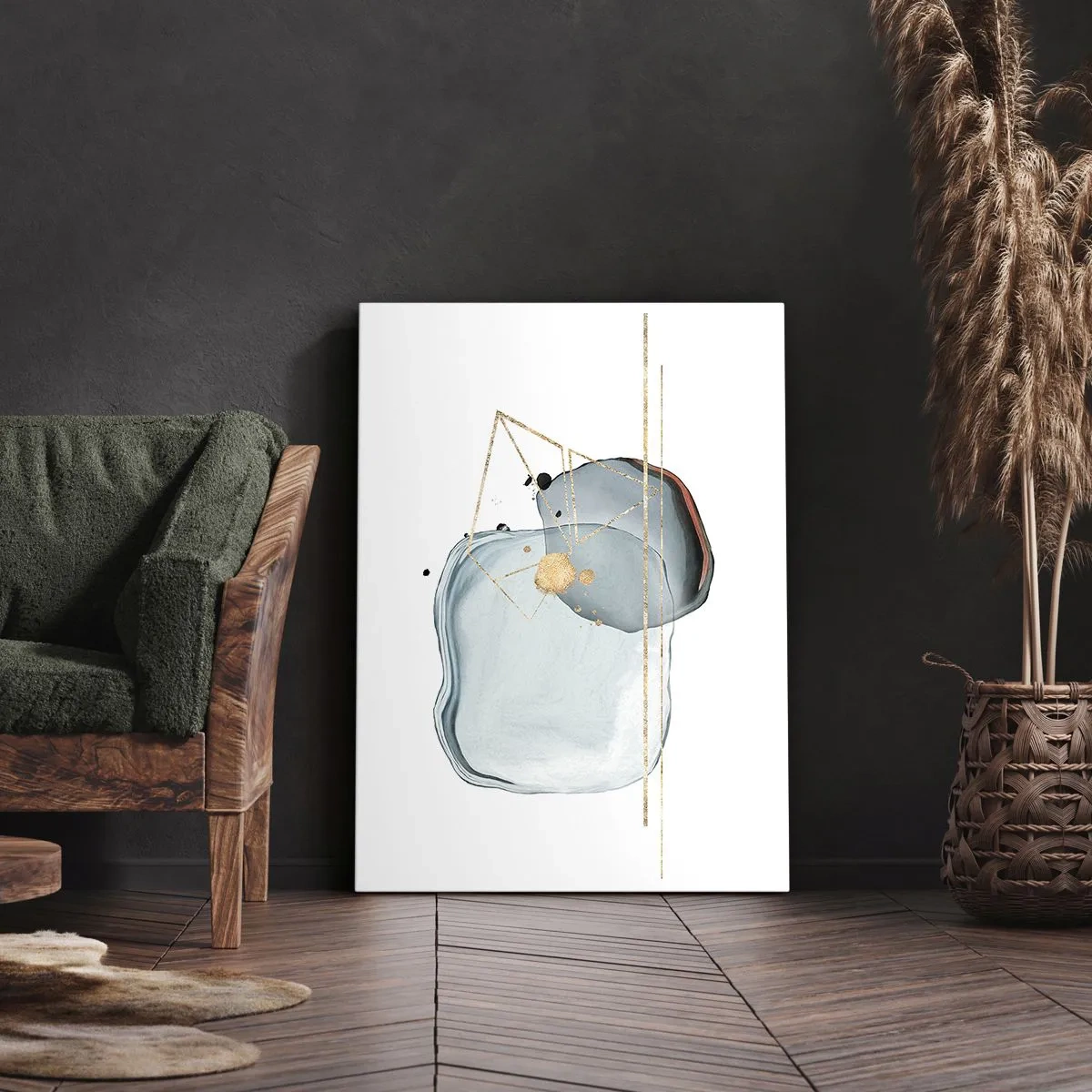 Canvas picture - Study of a Raindrop - 50x70 cm