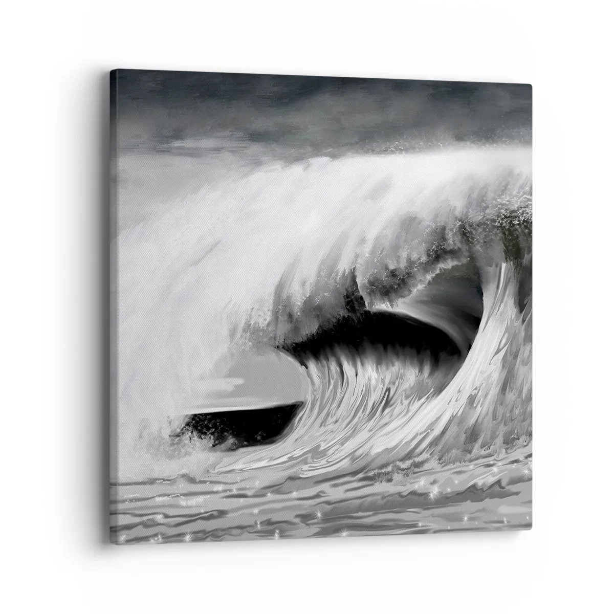 Canvas picture - Wrath of the Ocean - 40x40 cm