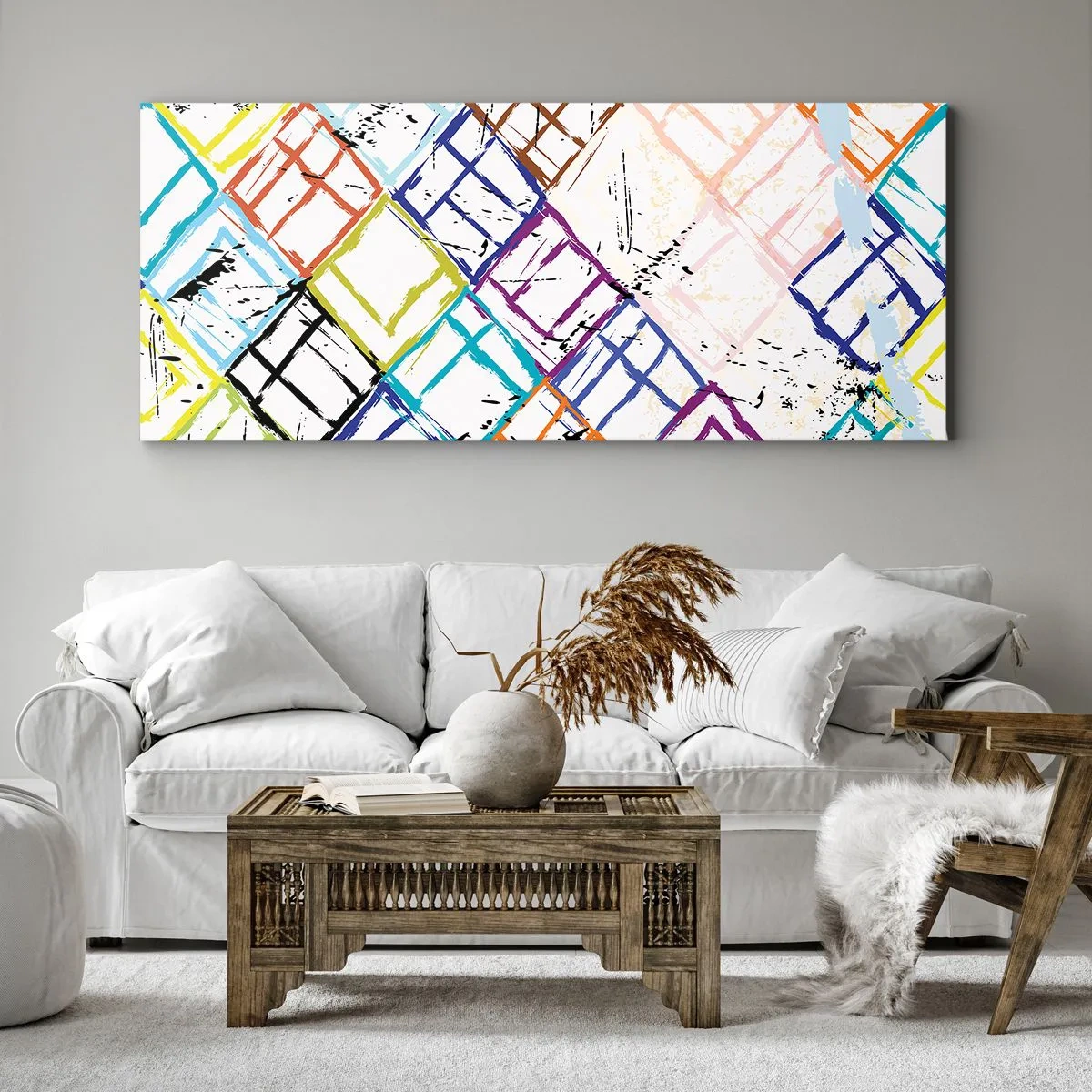 Canvas picture - Cells to Rent - 160x50 cm