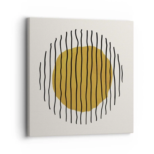 Canvas picture - Abstract Shivering from Heat - 30x30 cm