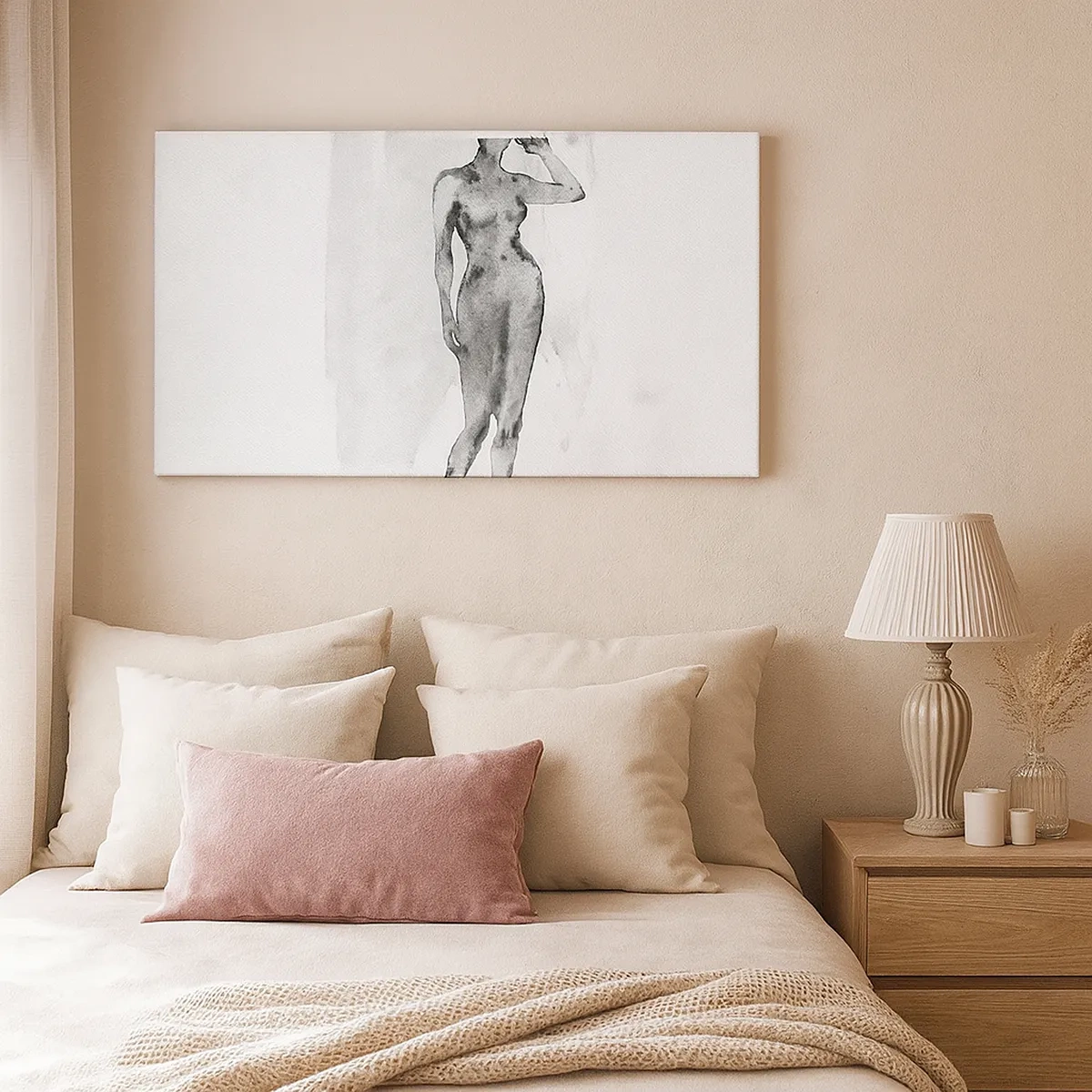 Canvas picture - Study of Ideal of Feminity - 30x30 cm