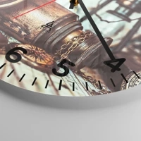 Clock face with numbers