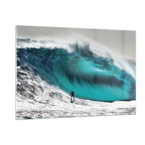 Glass picture - Challenge Accepted - 120x80 cm