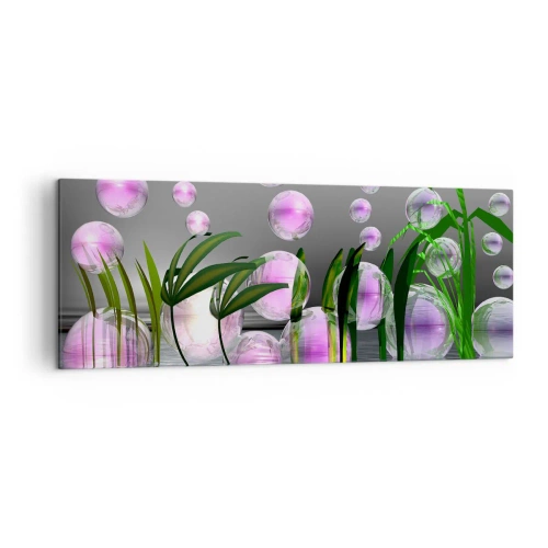 Canvas picture - Reflexive Composition of Lightness and Life - 140x50 cm