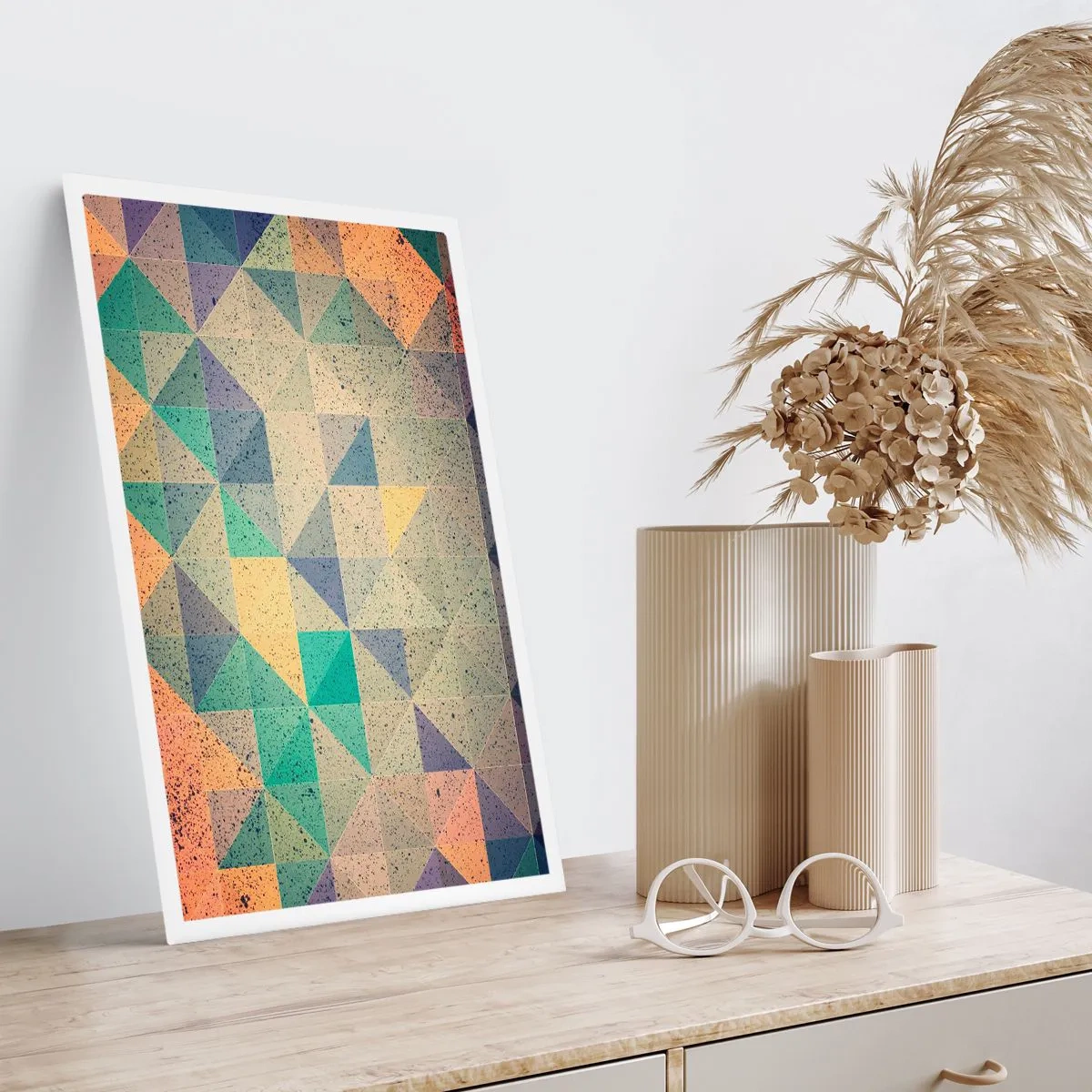 Poster - The Republic of Triangles - 40x50 cm