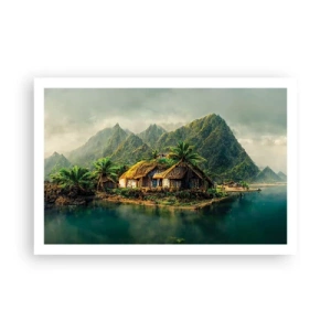 Poster - Tropical Paradise - 91x61 cm