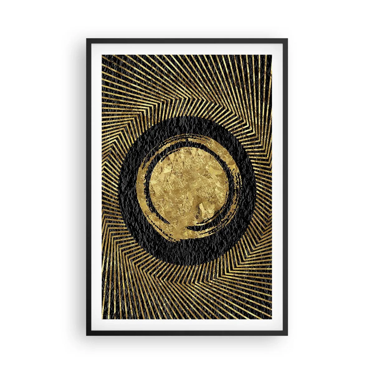 Poster in black frame - Composition Glamour - 61x91 cm