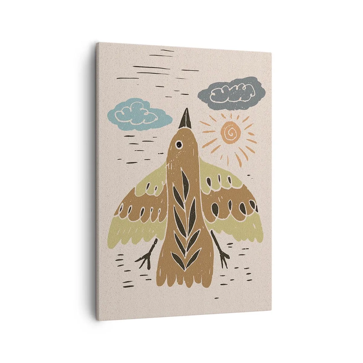 Canvas picture - Joyful Flight - 50x70 cm