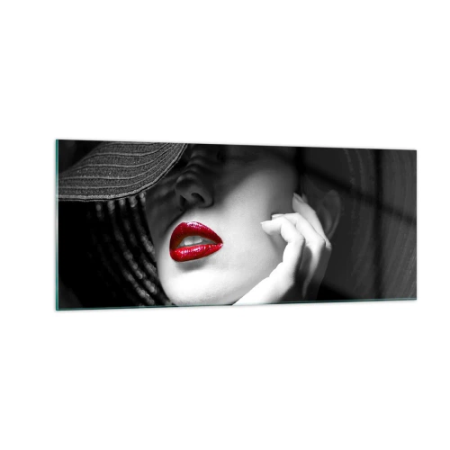 Glass picture - Study in Scarlet - 100x40 cm