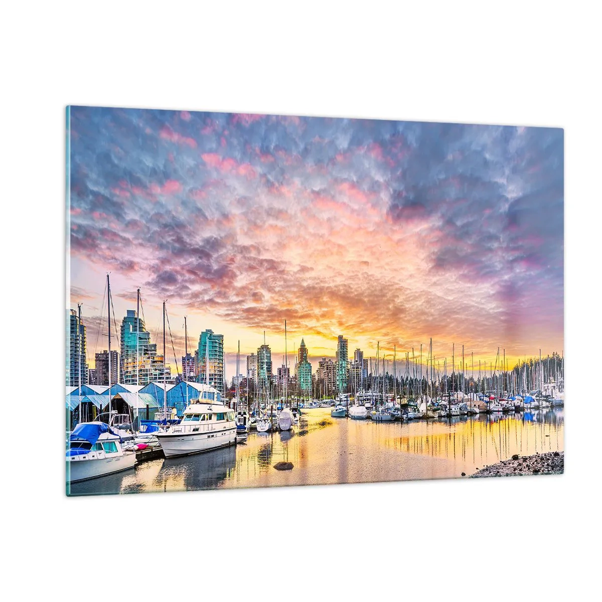 Glass picture - City of a Thousand Sailors - 120x80 cm