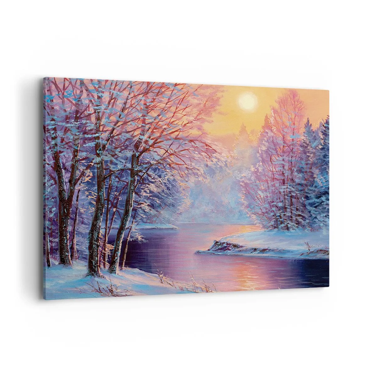 Canvas picture - Colours of Winter - 100x70 cm