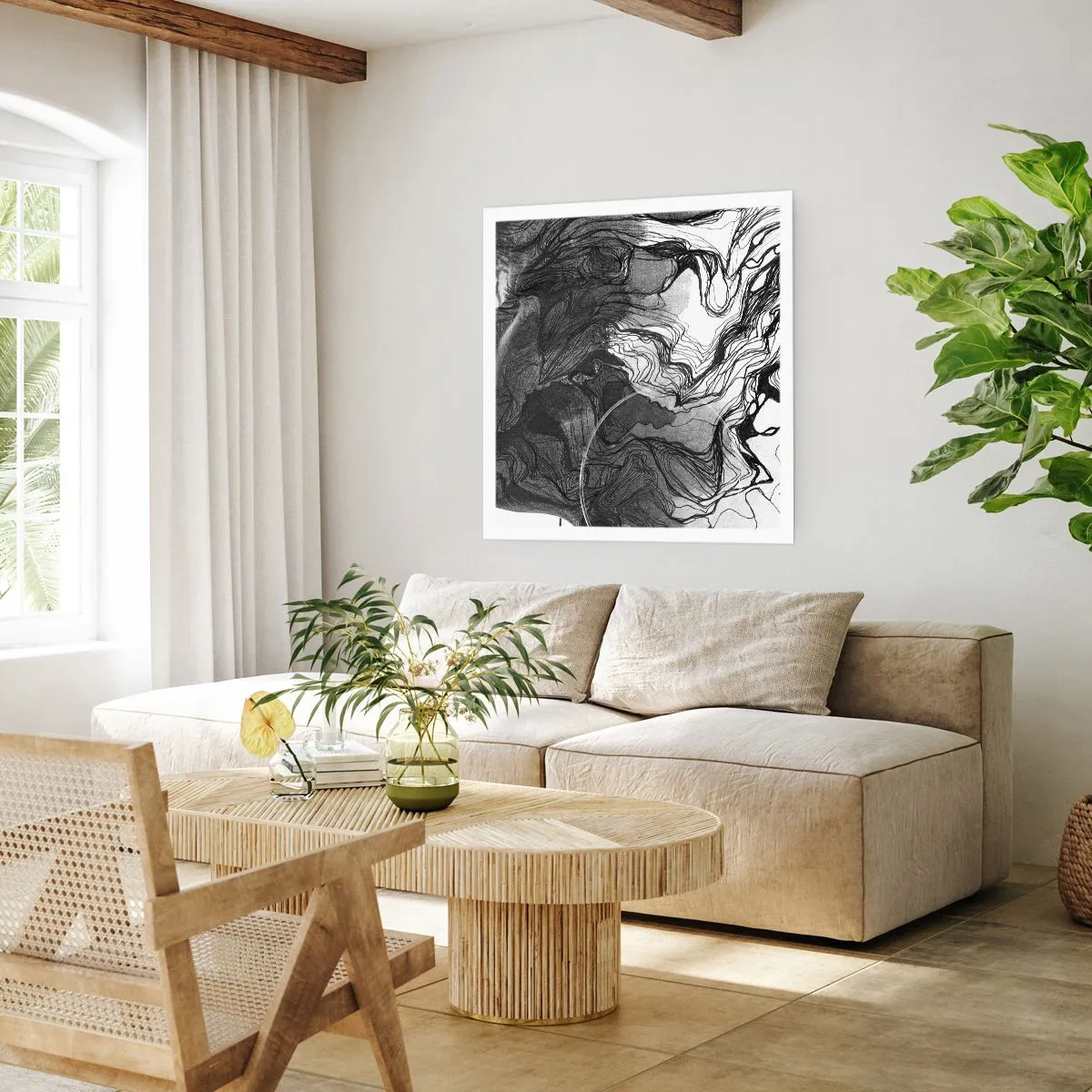 Poster - Wrapped up in Dreams - 50x50 cm