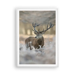 Poster in white frmae - Chilly Morning - 70x100 cm