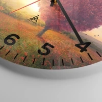 Clock face with numbers