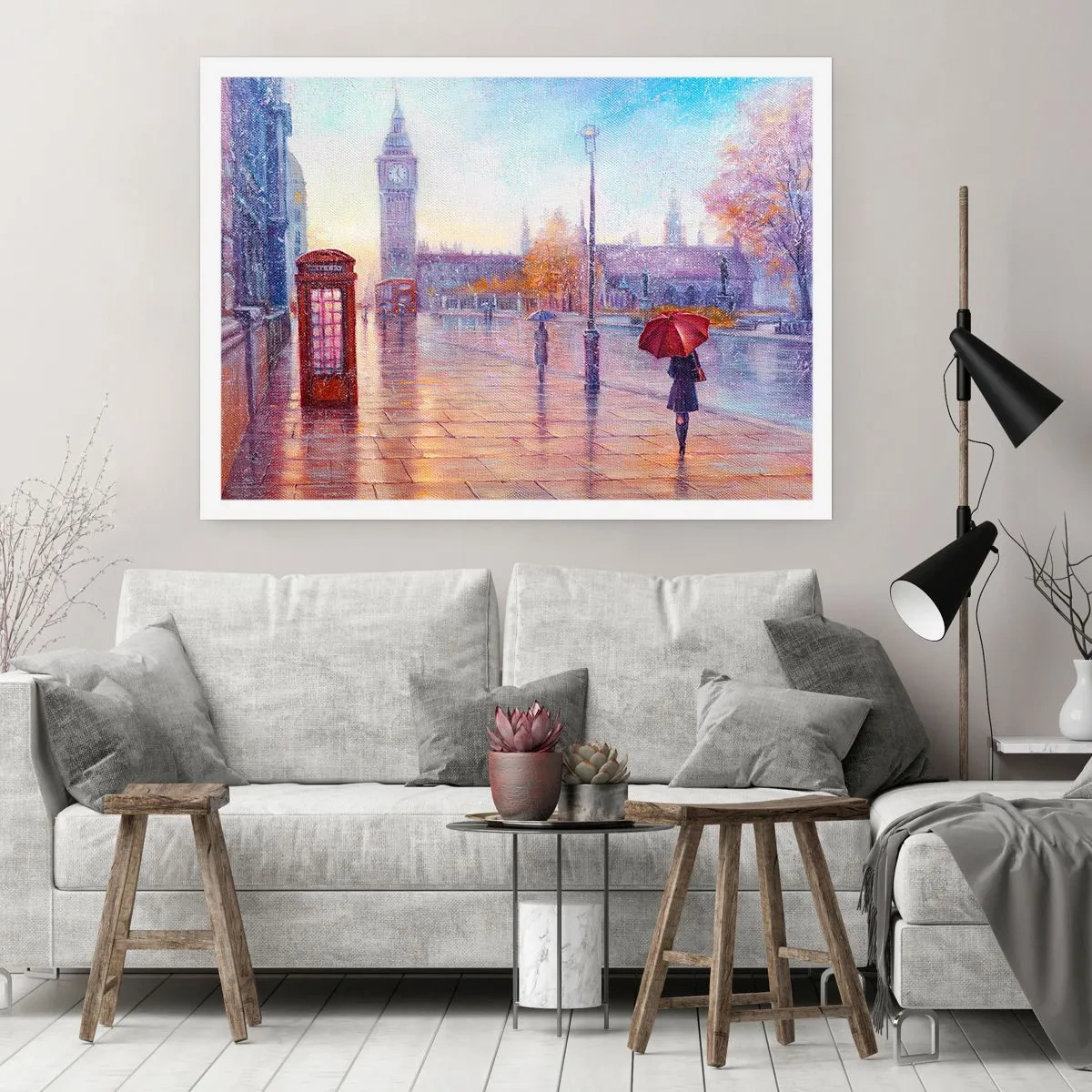 Poster - London Autumn Day - 50x40 cm