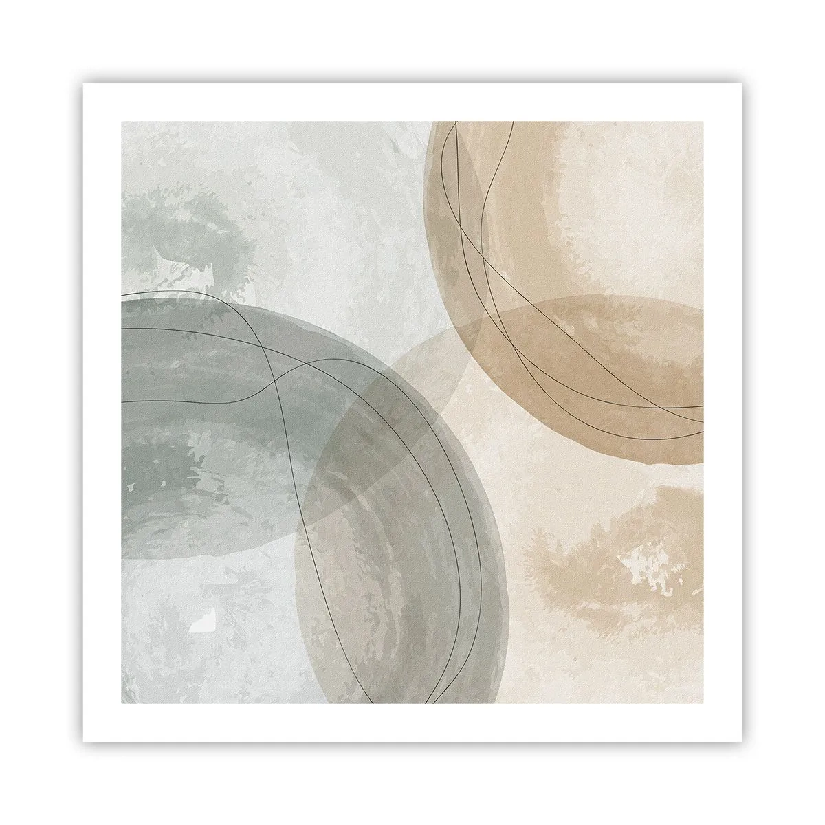 Poster - Permeation of Worlds - 60x60 cm