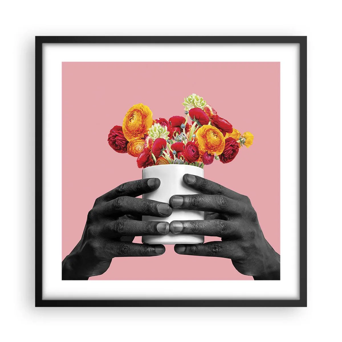 Poster in black frame - Apotheosis of Life - 50x50 cm