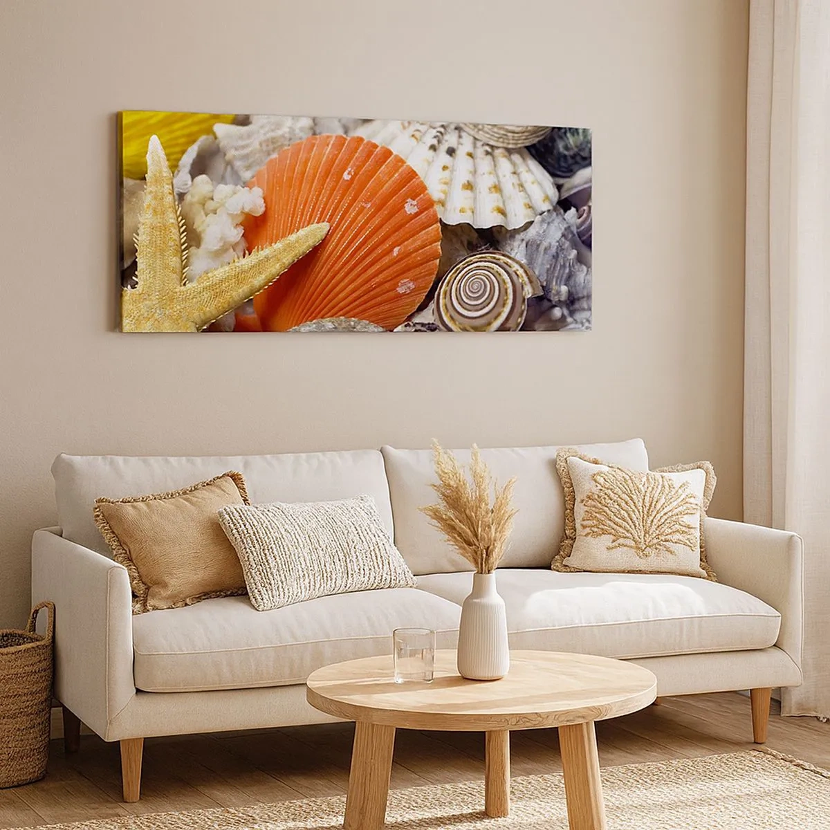 Canvas picture - Treasures of the Ocean - 100x40 cm