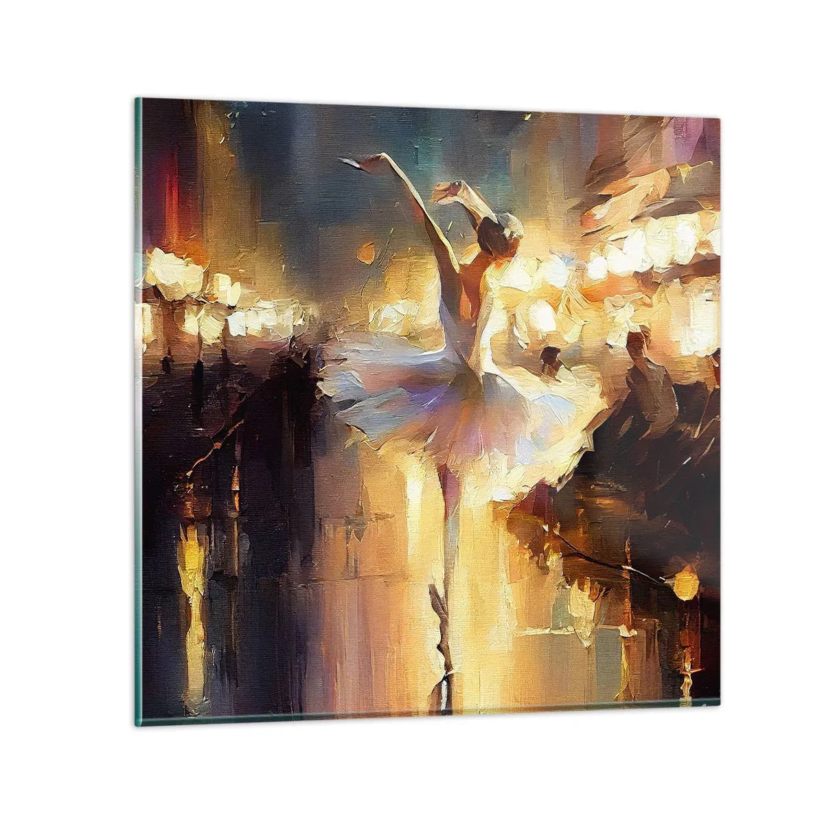 Glass picture - Miracle on the Street - 60x60 cm