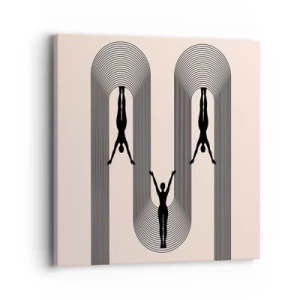 Canvas picture - Upside Down - 40x40 cm