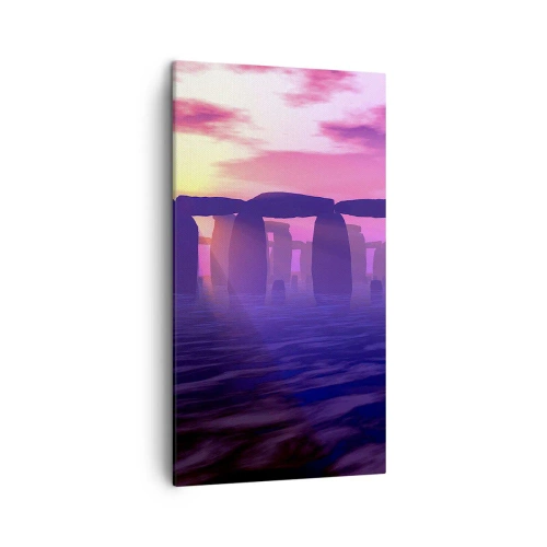 Canvas picture - Secret at a Foggy Dawn - 45x80 cm