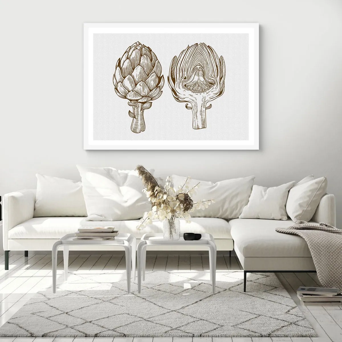 Poster in white frmae - Anatomy Lesson - 70x50 cm