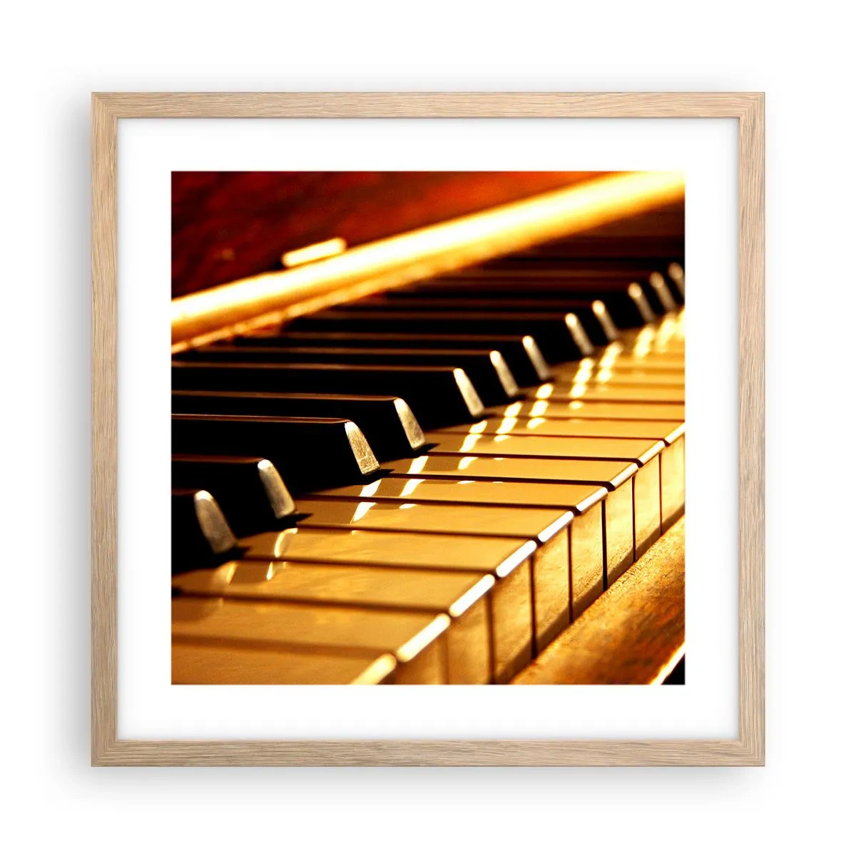 Poster in light oak frame - Unlimited Possibilities - 40x40 cm