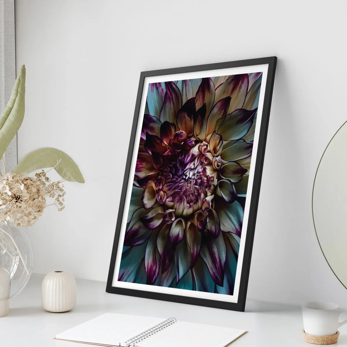 Poster in black frame - The Blossoming of Youth - 70x100 cm