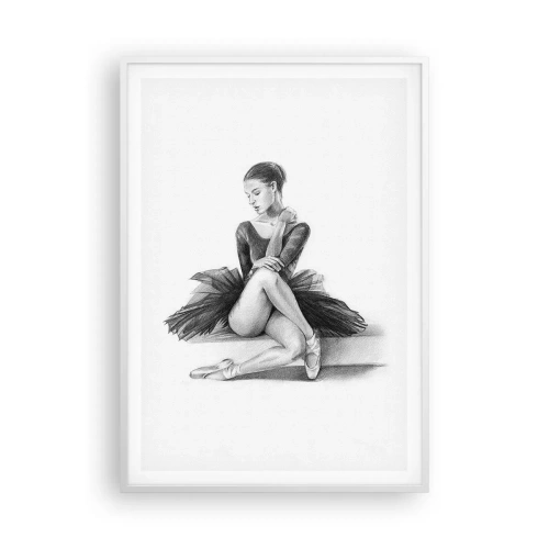Poster in white frmae - Enchanted by a Dance - 70x100 cm