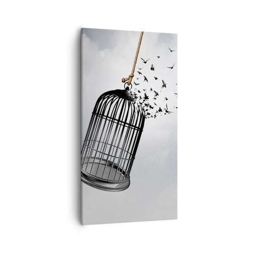 Canvas picture - Faith…Hope…Freedom! - 55x100 cm